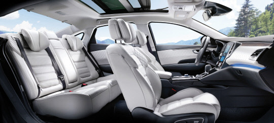 르노삼성 SM6의 실내 공기 정화 시스템. 르노삼성자동차 제공